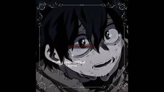 Izuku Midoriya #sad💚#MYHEROACADEMIA #deku #izukumidoriya #izuku #mha #mhaedit #fypage #angst