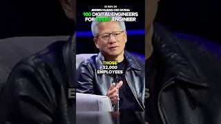 100 digital engineers for every engineer #ai #nvidia #digitalhuman #generativeai #jensenhuang