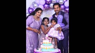 vijay tv Pandian stores serial hero rajkumar daughter birthday celebration #rajkumar #shortsviral