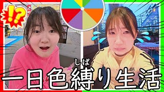 ルーレットで出た色で1日色縛り生活 - はねまりチャンネル