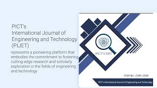 PIJECT - PICT's International Journal of Engineering and Technology