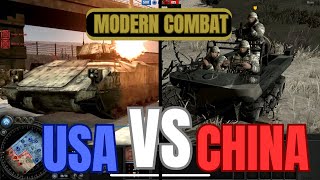 Company of Heroes 1 Modern Combat Mod - USA vs China (Golmud Outskirts Gameplay)