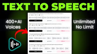 FREE Text to Speech AI - BEST Text to Speech AI FREE 🔥 Elevenlabs Alternative Free
