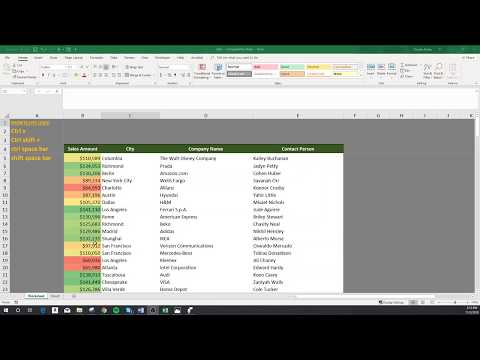 EXCEL TIP OF THE DAY: CTRL SHIFT +