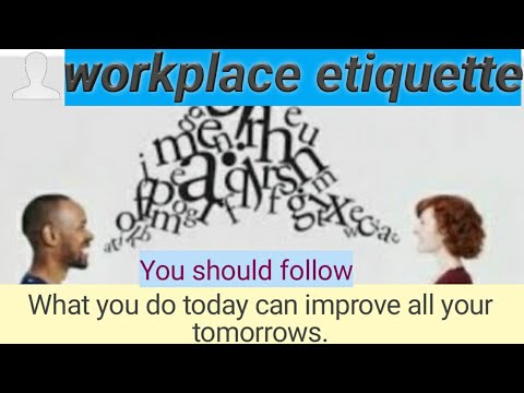 Workplace etiquette you should follow Do & Don't at workplace