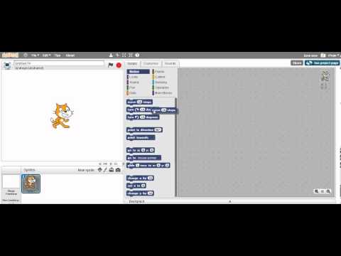 Basic Scratch: An introduction to the Scratch programming language pt1: Description of the Interface