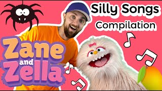 Silly Songs for Kids 💜 Compilation Video 🧡 ZANE AND ZELLA