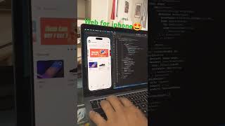 Web app for iphone shorts #smartphone #flutter #appdev #tech #appdevelopment #bitcoin