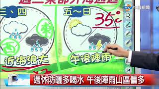 13號颱風形成 路徑偏北 週三外海過│中視新聞 20190902