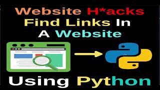 Find links in A website using #python | website hack