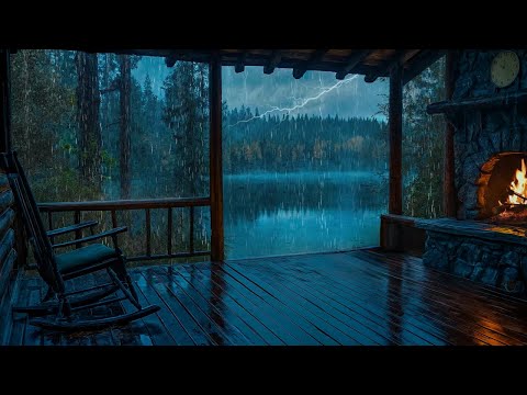 Enjoy the Gentle Rain with a Cozy Fireplace on the Porch 🌧️– A Natural Therapy for the Soul