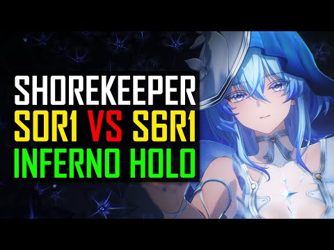 Shorekeeper S0 VS S6 Hologram Inferno Rider Wuthering Waves