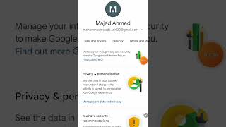 How to change google account password 🔑 #shortvideo #shorts