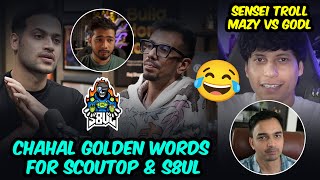 YuZi Chahal on SCOUT & S8UL❤️ Sensei TROLL Mazy vs GODL Amar | Raj Shamani Podcast