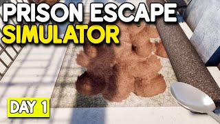 Escaping Prison With A Spoon & More??? (Prison Escape Simulator: Dig Out)