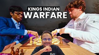 King's Indian Warfare | Praggnanandhaa vs Magnus Carlsen | Zagreb 2025