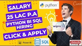 Data Analytics #Hiring | #PowerBI #Python #Tableau | #Jobs| Salary huge| Check this video Apply