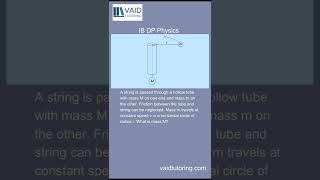 Determining #mass - String in hollow tube