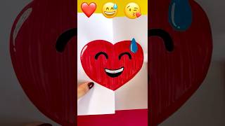 Satisfying Art ❤️😅😘 #shorts #youtubeshorts #drawing #art #emojichallenge #emojis #viral #trending