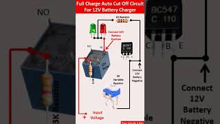 12 volt auto cut off battery charger
