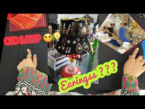 Turning old lamp into earing stand | DIY | sooo cool and simple