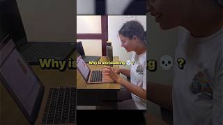 What is she watching on her laptop 🌝 ? #motivation #iitjee #iit2025 #jeemains2025 #jee #iitstatus