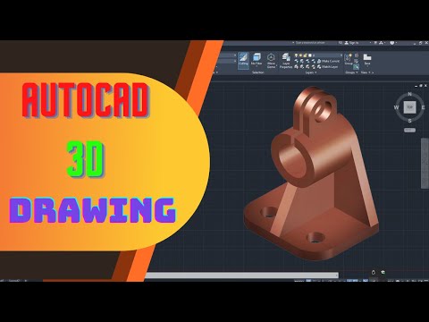 Autocad 3d design #autocad #autocad3d #autocadtutorial