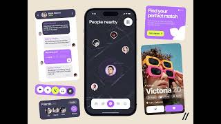 Design Inspiration: Dating Mobile iOS App by Purrweb UI/UX Agency