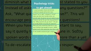 Psychological tricks successful people use! #interviewanswers #careersadvice #jobinterviewtips