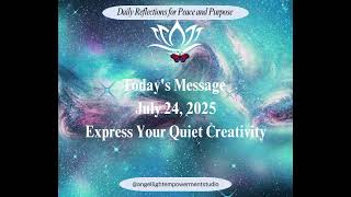 Express Your Quiet Creativity #CreativeSoul #EverydayBeauty