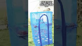 Blue Dry Rack Net Layers Metal Foldable Drying Rack 🌤☸️