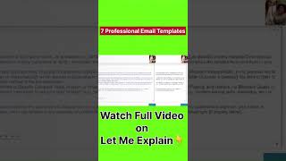 Email Templates #emailtemplates #shorts