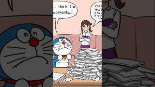 Ai Doreamon comics,the homework monster attacks#ai#aicontent#aicomics #comics#aic#aicomic #doreamon