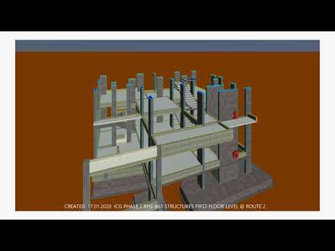 ICGPH2 CM VIDEO UPDATE STRUCTURES RHS B61 ROUTE2 FLOOR BY FLOOR 170120 (4 min. video)