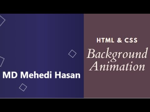 Background Animation by HTML & CSS.