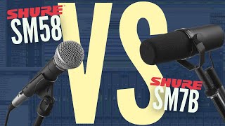 🎤🎙 Shure SM58 VS SM7B // 2 Great Shure XLR Microphones for Podcasting