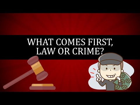INTRODUCTION TO PHILIPHINE CRIMINAL JUSTICE- What comes first, LAW or CRIME?