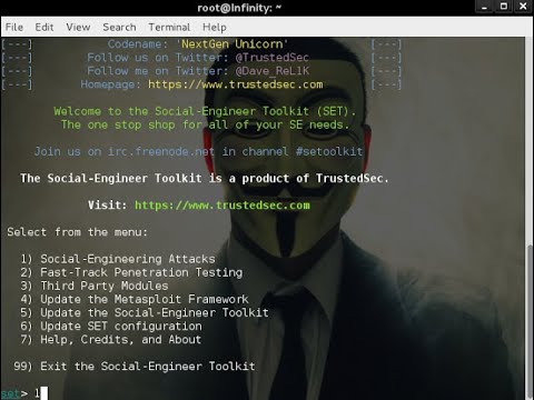 Hacking Minutes Fast Hacking With The Social Engineering Toolkit