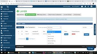 HOW DO I PROCESS A LAYER APP ORDER?