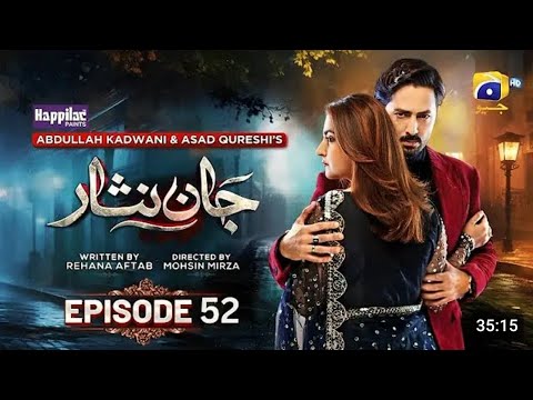 Jaan Nisar Last Episode 52 | Eng Sub | Digitally Presented by Happilac Paint #haniaamir #hibabukhari