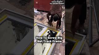 How To Screw Big Net Track Frame - Watch This!