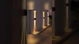 LED Waterproof Outdoor 3 Beams Wall Light