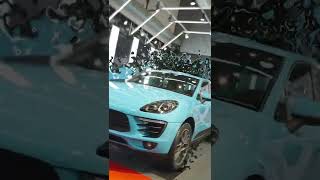 The vibrant color and gloss of our #STEK #DYNOMiamiBlue PPF