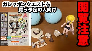 【ガチャガチャ】買う予定の人だけ見て下さい。酷評注意！ガシャポンクエスト青い森のエルフ編
