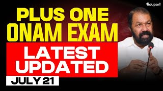 Onam Exam Portions Plus One Chapters and Weightage 2025 Latest | Eduport Plus One