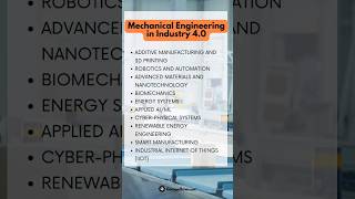 Mechanical Engineering in Industry 4.0 #mechanicalengineering