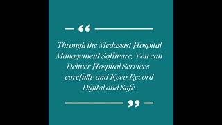 Quick Patient Management via MedAssist Hospital Management Software