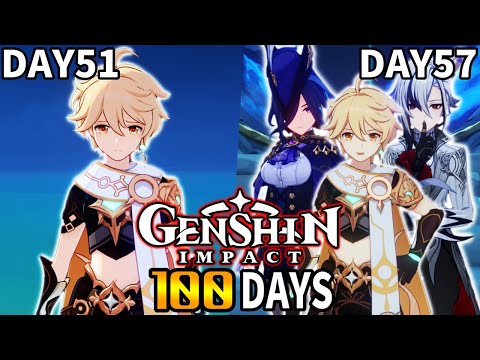 【原神100days】鬼畜過ぎる世界で100日間！無課金生活！【51日目～57日目】