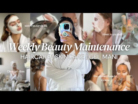 *EXTREME* HIGH Maintenance to be LOW Maintenance DIY Beauty Routine | HAIR, SKIN, & NAIL CARE ✨