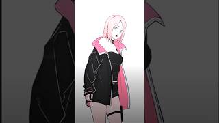 Ketika mommy sakura pake baju sarada 🤩🫶 || Jedag Jedug Anime 🎧 #anime #fyp #sakura #naruto #shorts